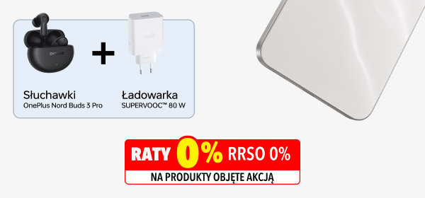 Słuchawki OnePlus Nord Buds 3 Pro oraz ładowarka SUPERVOOC™ 80 W. Raty 0 procent, RRSO 0 procent na produkty objęte akcją.