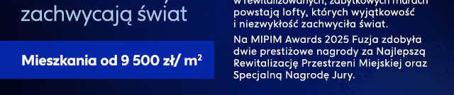 Mieszkania od 9 500 zł/m²