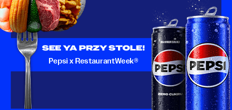 See ya przy stole!
Pepsi x RestaurantWeek®