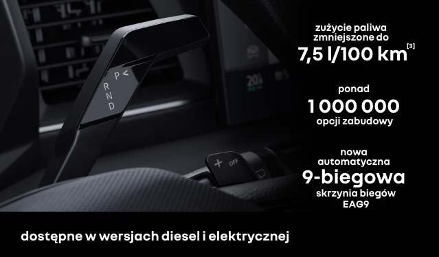 dostępne w wersjach diesel i elektrycznej