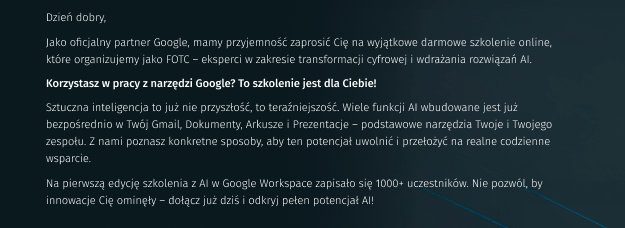 Korzystasz w pracy z narzędzi Google? To szkolenie jest dla Ciebie!