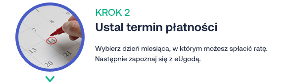 Krok 2: Ustal termin płatności