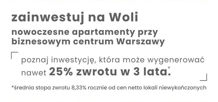 25% zwrotu w 3 lata
