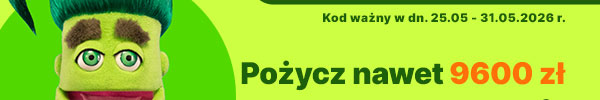 Pożycz nawet 9600 zł RRSO 297,33%