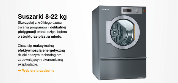 Suszarki 8-22 kg
