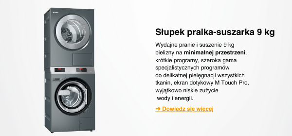 Słupek pralka-suszarka 9 kg