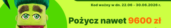 Pożycz nawet 9600 zł RRSO 297,33%