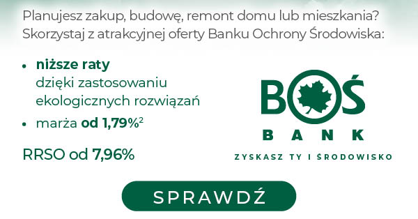 Niższe raty dzięki zastosowaniu ekologicznych rozwiązań