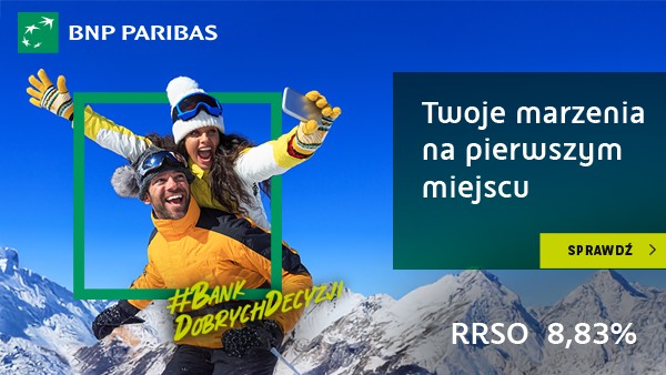 BNP Paribas - Twoje marzenia
na pierwszym miejscu