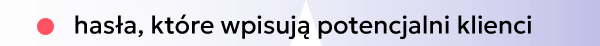 hasła, które wpisują potencjalni klienci