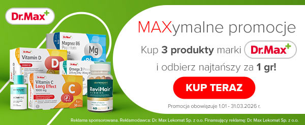 MAXymalne promocje na produkty Dr. Max