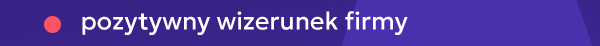 pozytywny wizerunek firmy