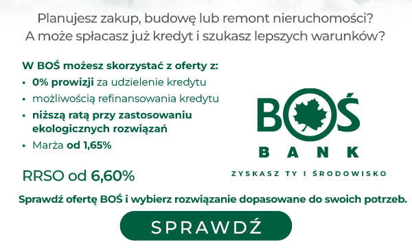 Niższe raty dzięki zastosowaniu ekologicznych rozwiązań
