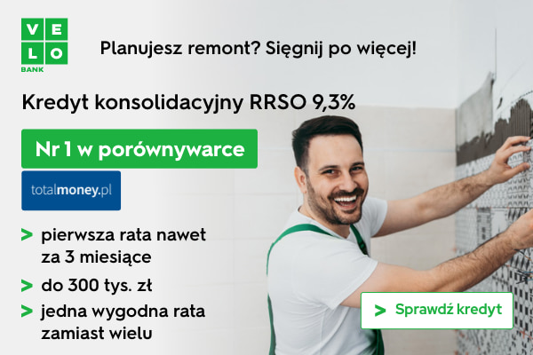 Kredyt konsolidacja VeloBank