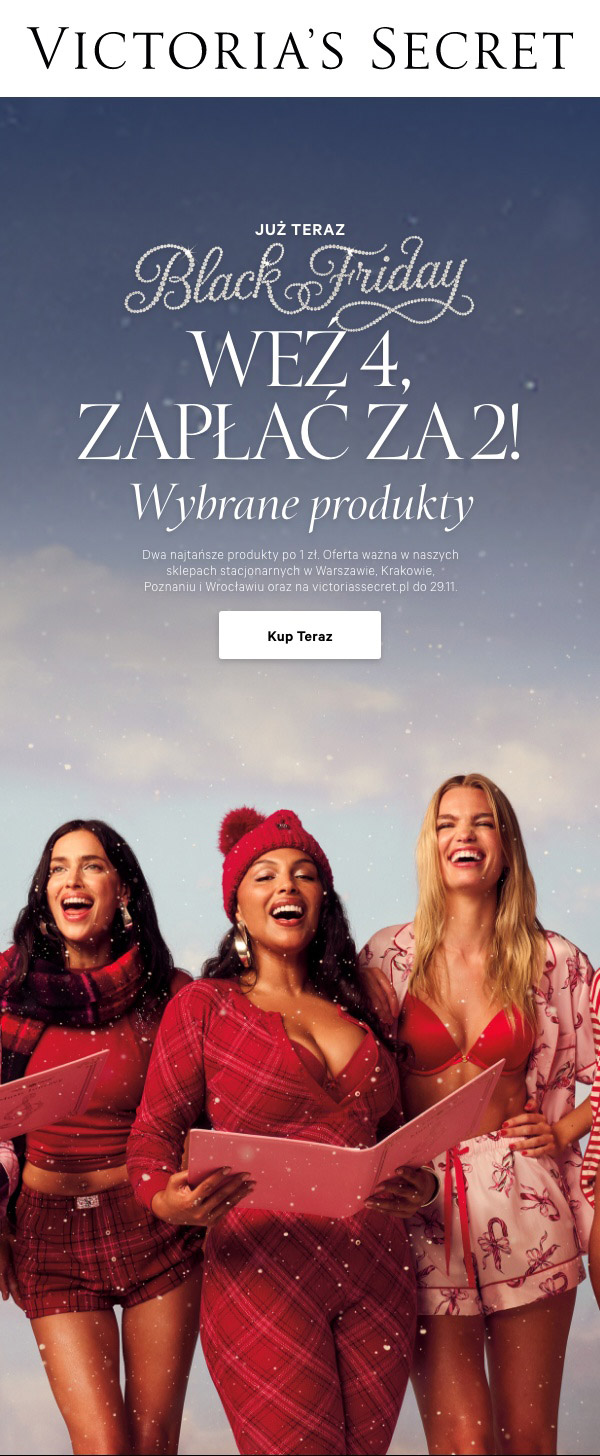 To idealna okazja na zakup nowej bielizny i kosmetyków!