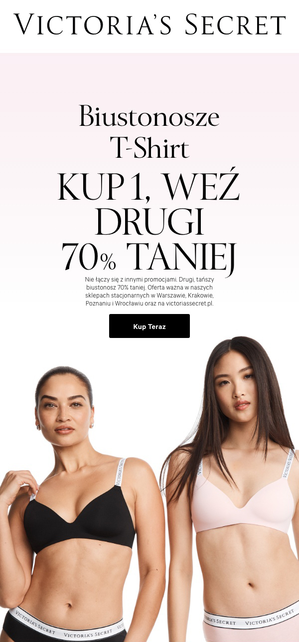 Biustonosze, majtki i kosmetyki w promocji.