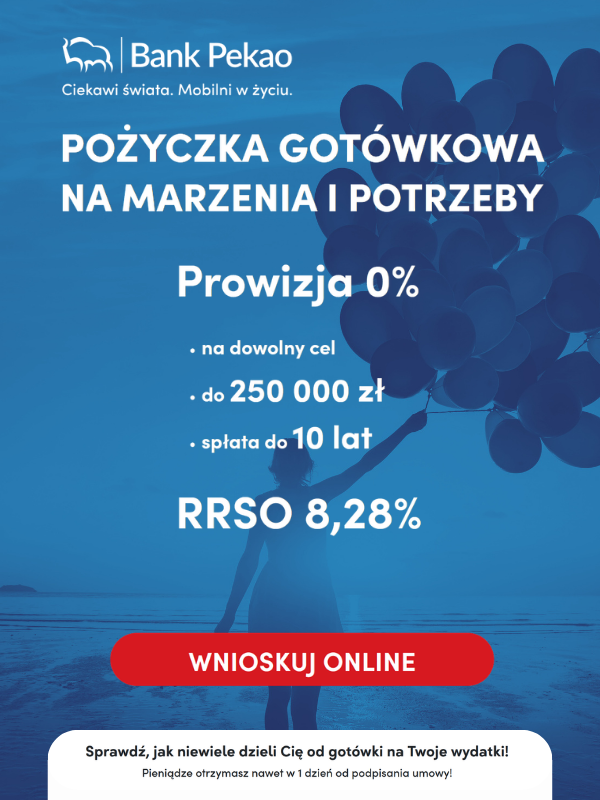 Gotówka na marzenia i potrzeby