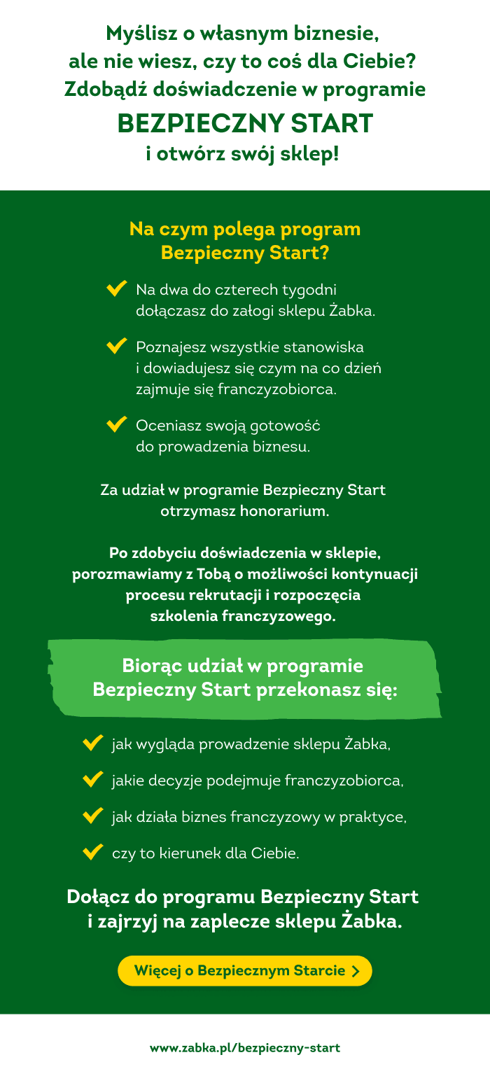 Sprawdźjak otworzyć swoją Żabkę
