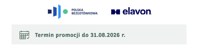 Logo Polska bezgotówkowa i Elavon