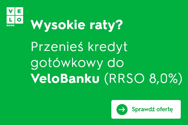 Kredyt konsolidacyjny - VeloBank. Pobierz obrazek.