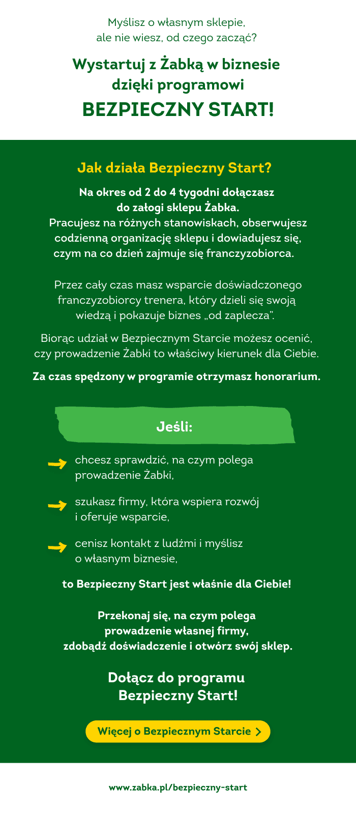 #DobrzeMieć Żabkę!