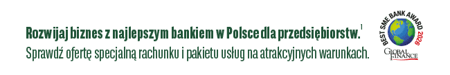 Rozwijaj biznes z najlepszym bankiem w Polsce dla przedsiębiorstw.1 