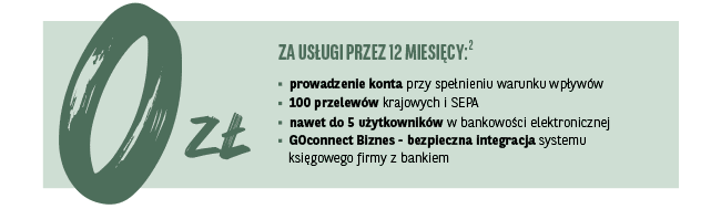 0zł za usługi przez 12 miesięcy 2