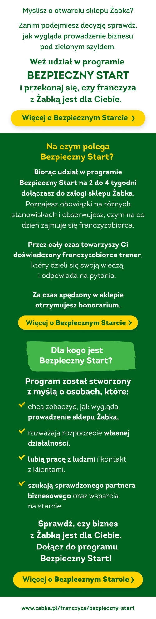 Sprawdź jak otworzyć swoją Żabkę