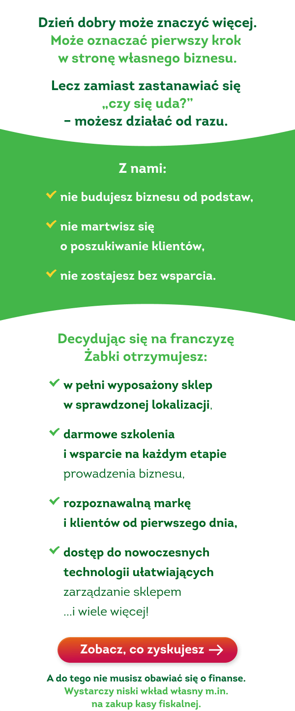 #DobrzeMieć Żabkę!