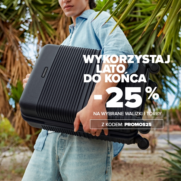 WYKORZYSTAJ LATO DO KOŃCA - Wybrane walizki i torby -25%