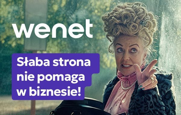 Słaba strona nie pomaga w biznesie!